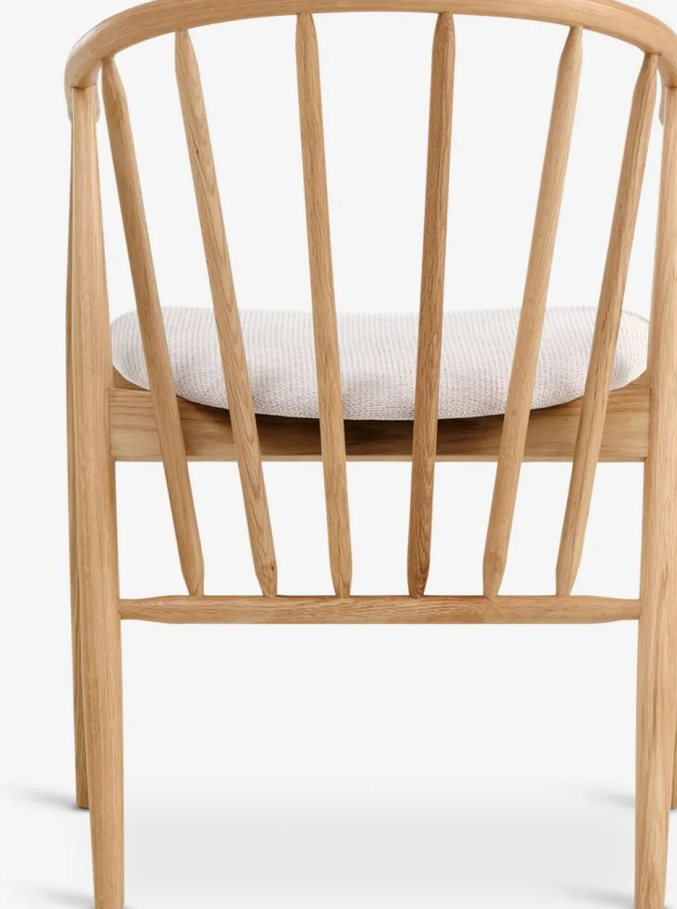 LYKSBORGChaise LYKSBORG chêne naturel/tissu blanc cassé