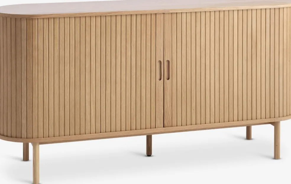 LYNGVIGBuffet LYNGVIG 160 cm 2 portes tambours chêne naturel