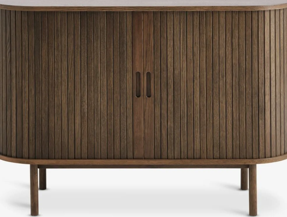 LYNGVIGBuffet LYNGVIG 120 cm 2 portes tambours chêne foncé