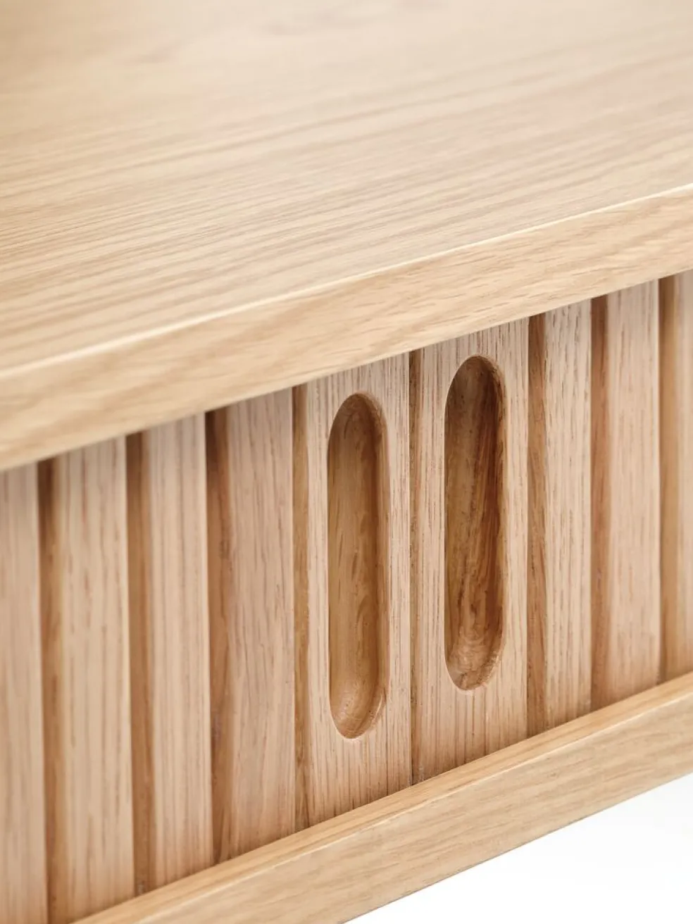 LYNGVIGConsole LYNGVIG 50x110 2 portes tambours chêne naturel