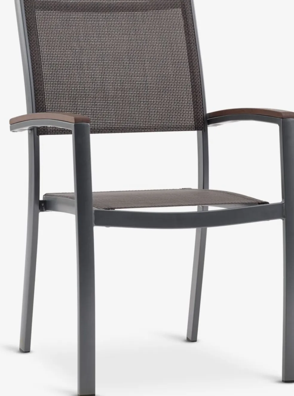 MADERNEChaise empilable MADERNE gris