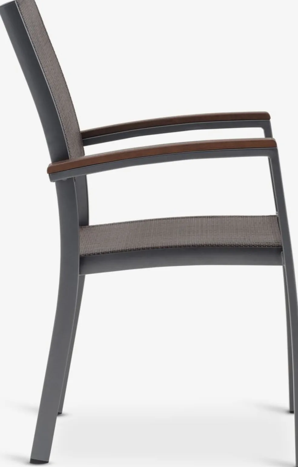MADERNEChaise empilable MADERNE gris