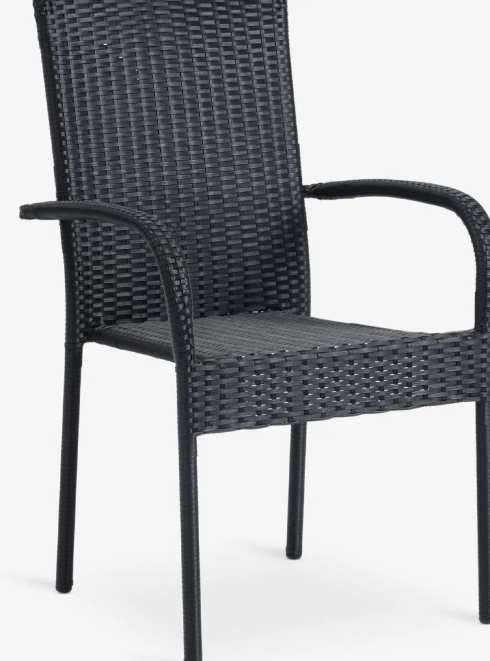 MADERUP + GUDHJEMMADERUP L90 table + 4 GUDHJEM chaises noir