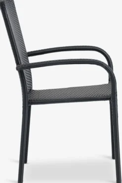 MADERUP + GUDHJEMMADERUP L150 table + 4 GUDHJEM chaises noir