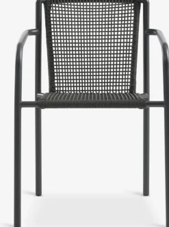 MADERUP + KRISTIANSTADMADERUP L150 table noir + 4 KRISTIANSTAD chaises vert