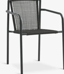 MADERUP + KRISTIANSTADMADERUP L90 table noir + 4 KRISTIANSTAD chaises vert