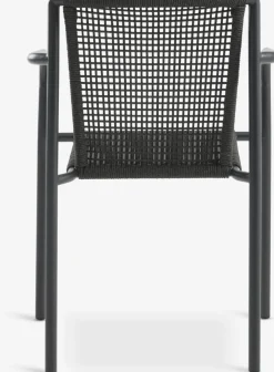 MADERUP + KRISTIANSTADMADERUP L90 table noir + 4 KRISTIANSTAD chaises vert