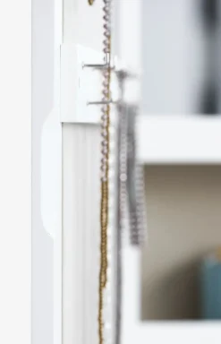 MALLINGArmoire à bijoux MALLING a/miroir blanc