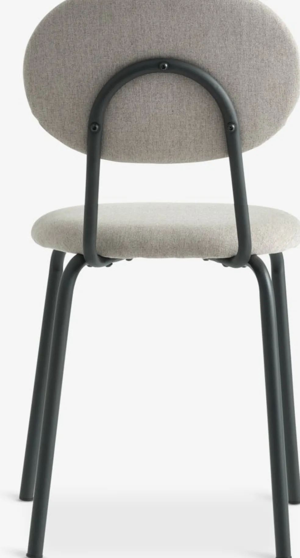 MALTChaise MALT tissu sable/noir