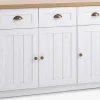 MARKSKELBuffet MARKSKEL 3 portes blanc/coloris chêne naturel