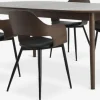 MARSTRAND + HVIDOVREMARSTRAND L200/280 table chêne f. + 4 HVIDOVRE chaises ch. f