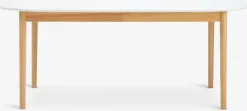 MARSTRANDTable MARSTRAND 100x200/280 blanc/naturel