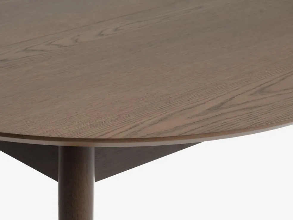 MARSTRANDTable MARSTRAND Ø110/110x200 chêne foncé