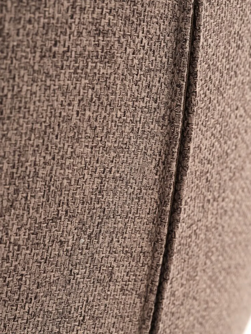 MELBYChaise MELBY tissu brun clair/noir