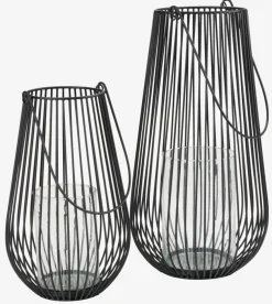 MELIASLanterne MELIAS Ø24xH46cm noir