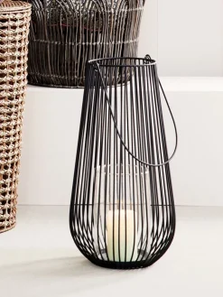 MELIASLanterne MELIAS Ø24xH46cm noir
