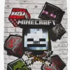 MINECRAFTParure de lit MINECRAFT 140x200 gris