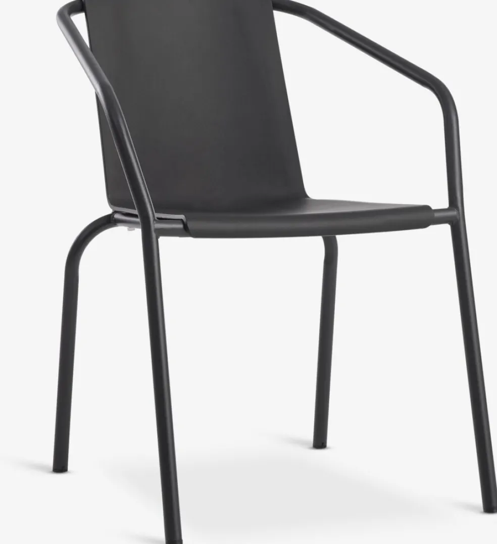 MODUMChaise empilable MODUM noir