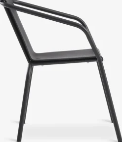MODUMChaise empilable MODUM noir