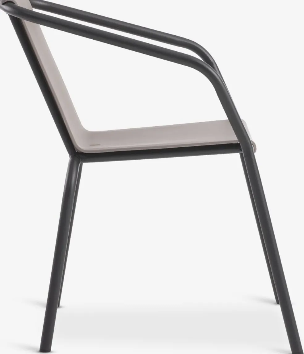 MODUMChaise empilable MODUM sable foncé