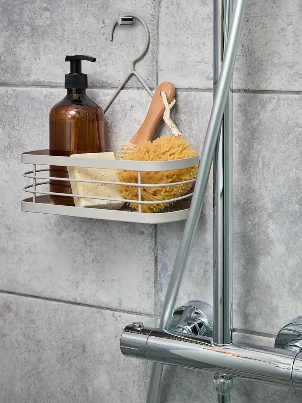 MOHEDÉtagère de douche MOHED l23xL12xH26,5cm beige
