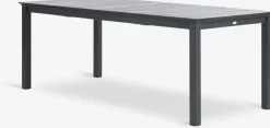 MOSS + STRANDBYMOSS L214/315 table + 4 STRANDBY chaises gris
