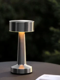 MUSVITLampe de table rechargeable MUSVIT Ø11xH21cm chrome