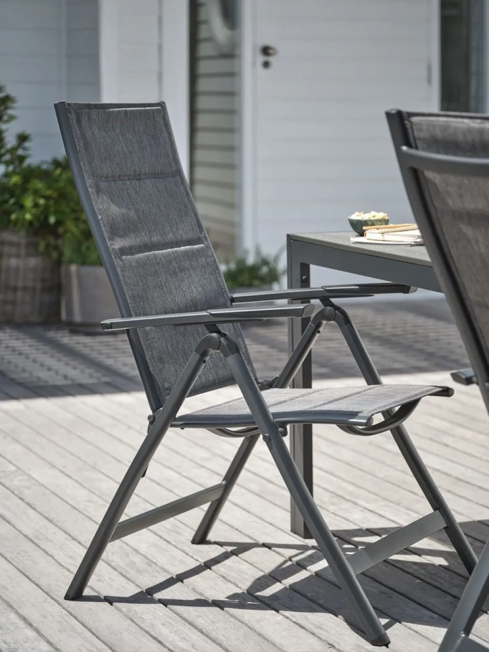 MYSENChaise inclinable MYSEN gris