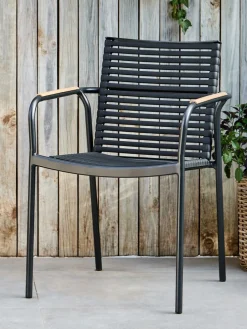 NABEChaise empilable NABE noir