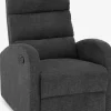 NAKSKOVFauteuil inclinable NAKSKOV gris foncé