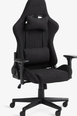 NIBEChaise gaming NIBE tissu noir/noir