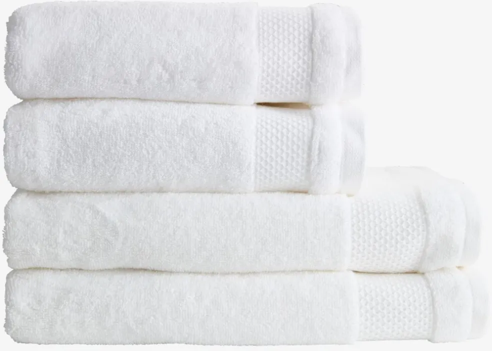 NORAGoldServiette de toilette NORA 50x100 blanc