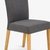 NORDRUPChaise NORDRUP tissu gris/naturel