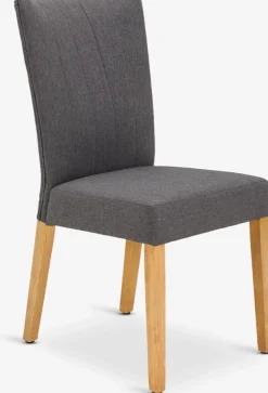 NORDRUPChaise NORDRUP tissu gris/naturel