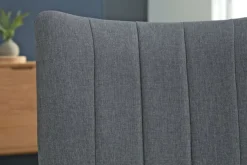 NORDRUPChaise NORDRUP tissu gris/naturel