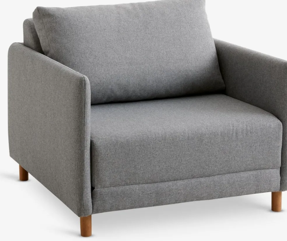 NORODDENFauteuil convertible NORODDEN gris clair