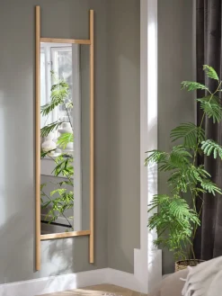 NORRINGMiroir sur pied NORRING 48x180 bambou