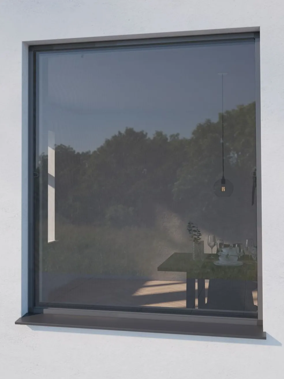 NYORDMoustiquaire NYORD 130x150 fenêtre gris