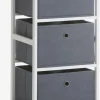 ODBYCommode 3 boîtes ODBY blanc/gris