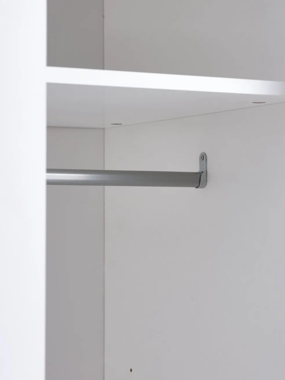 ODDERArmoire ODDER 120x201 2 portes coulissantes a/miroir blanc