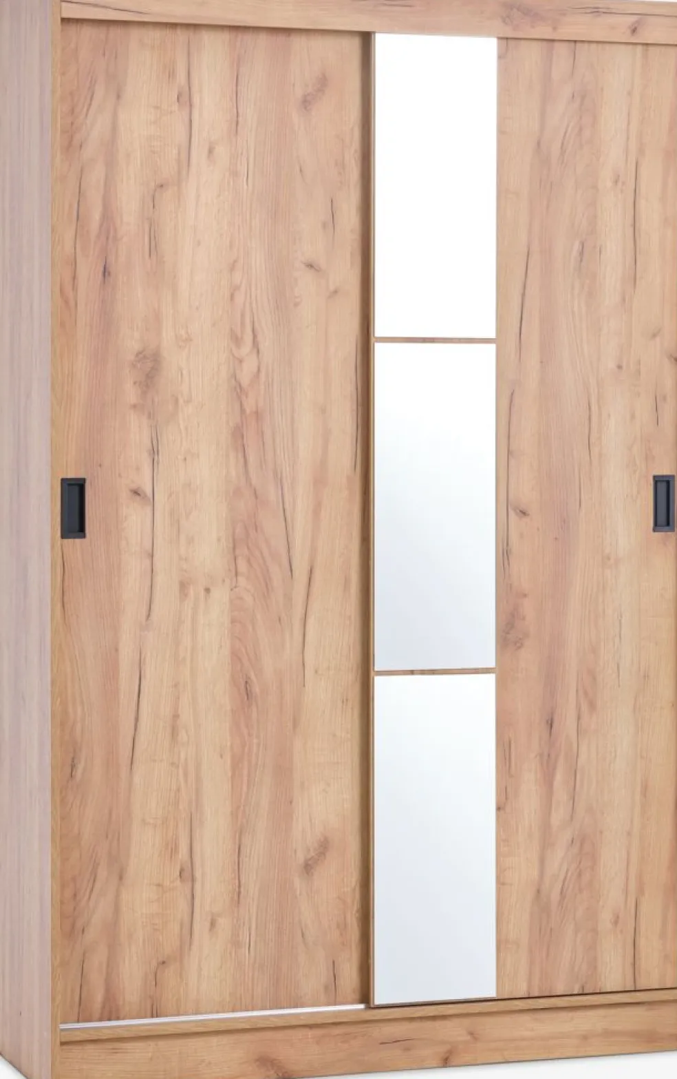 ODDERArmoire ODDER 120x201 a/miroir coloris chêne naturel