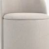 ODDUMFauteuil lounge ODDUM a/rangement tissu beige