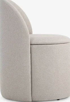ODDUMFauteuil lounge ODDUM a/rangement tissu beige