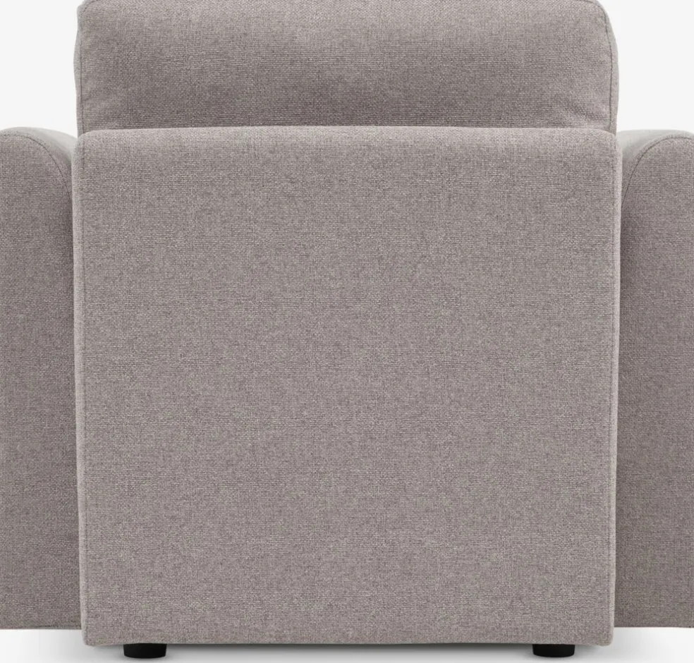 OKSBYCanapé modulable OKSBY 1pers. a/rangement tissu sable