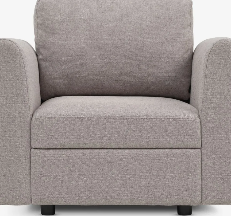 OKSBYCanapé modulable OKSBY 1pers. a/rangement tissu sable