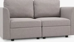 OKSBYCanapé modulable OKSBY 2pers. a/rangement tissu sable