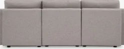 OKSBYCanapé modulable OKSBY 3pers. a/rangement tissu sable