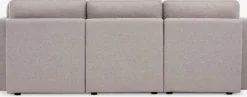 OKSBYCanapé modulable OKSBY 5pers. angle a/rangement tissu sable