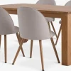 OLDE + THORUPOLDE L160 table chêne naturel + 4 THORUP chaises beige