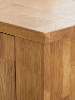 OLDEMeuble TV OLDE 150 cm 2 portes 1 étagère chêne naturel